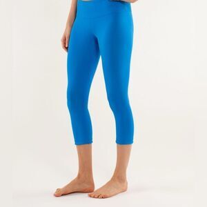 Lululemon Blue Wunder Under High Rise Leggings Size 6